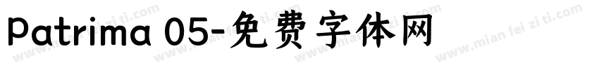 Patrima 05字体转换